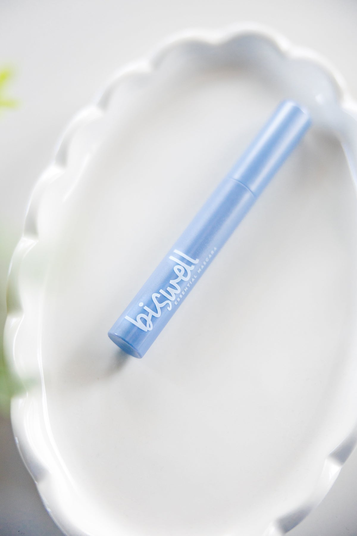 Biswell Essential Mascara on a tray